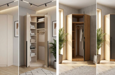 Шкафы угловые